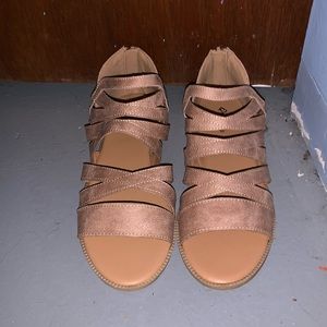 NWOT Qupid Strappy Sandals